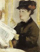 Femme lisant Edouard Manet